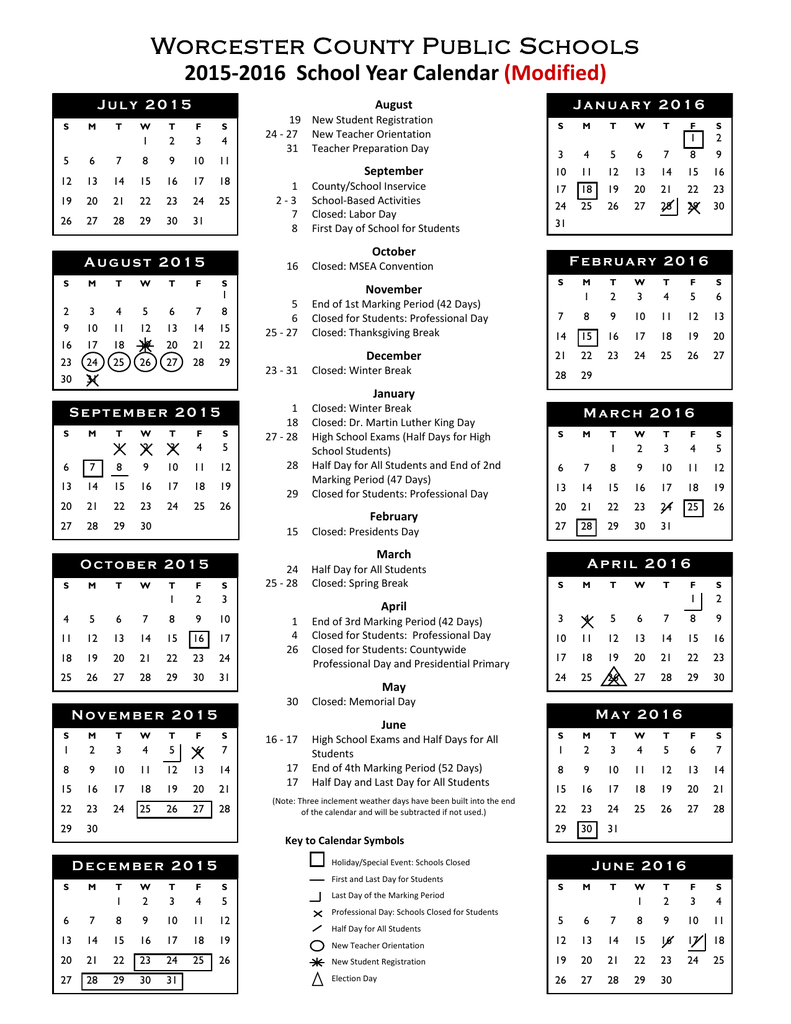 Worcester Public Schools Calendar 2022 - Schoolcalendars.net