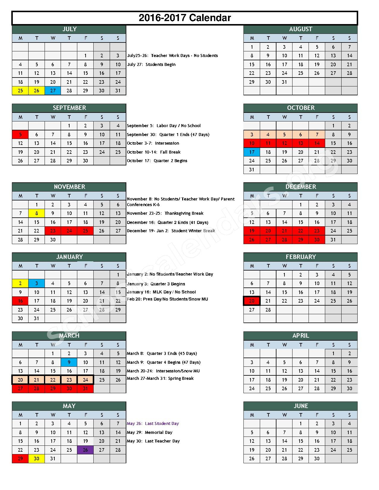 Floyd County School Calendar 2025 2026