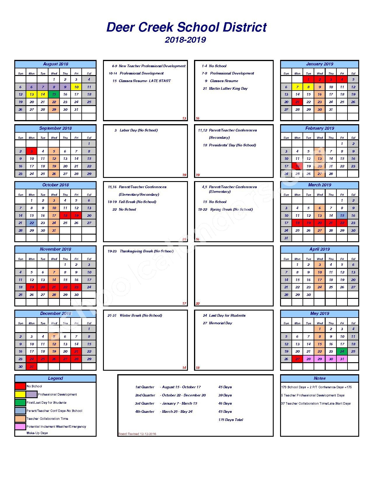 Dry Creek School District Calendar 2023 - Schoolcalendars.net