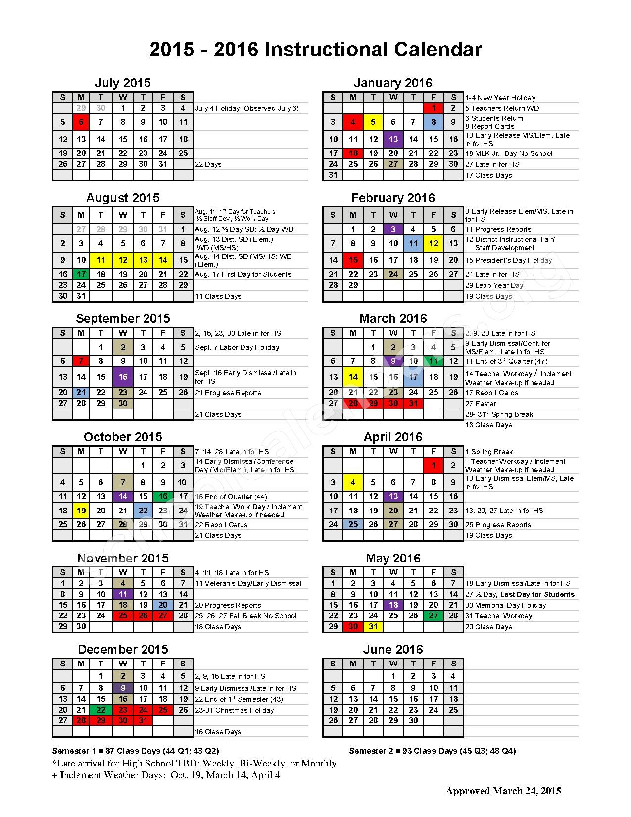 Berkeley Township School District Calendar 2023 Schoolcalendars