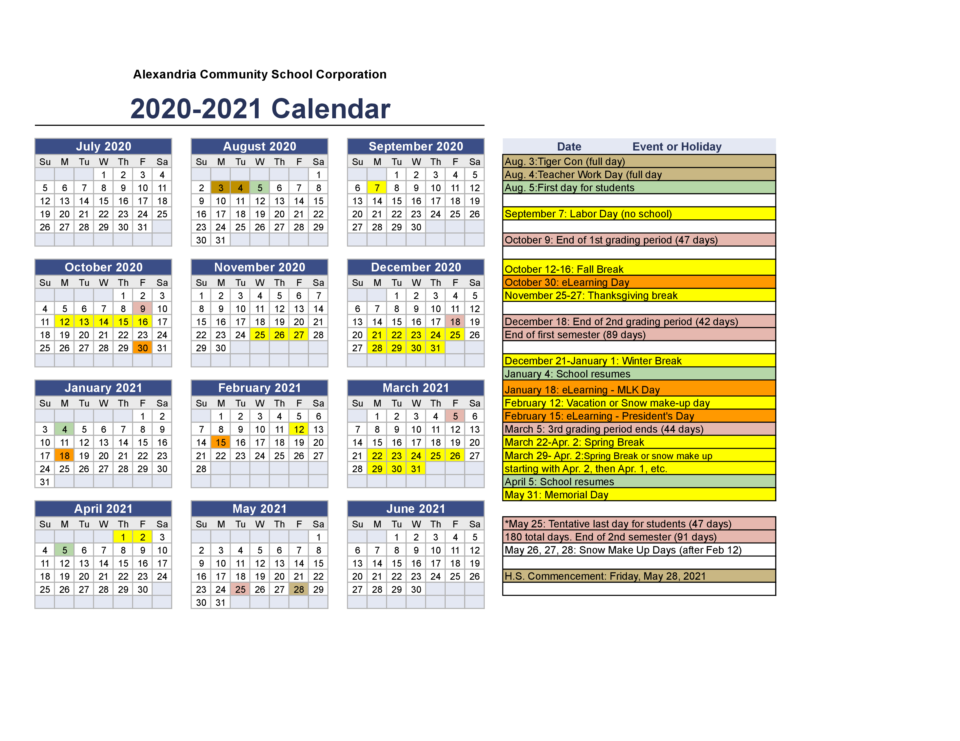 Chalmette High School Calendar 2023 - Schoolcalendars.net