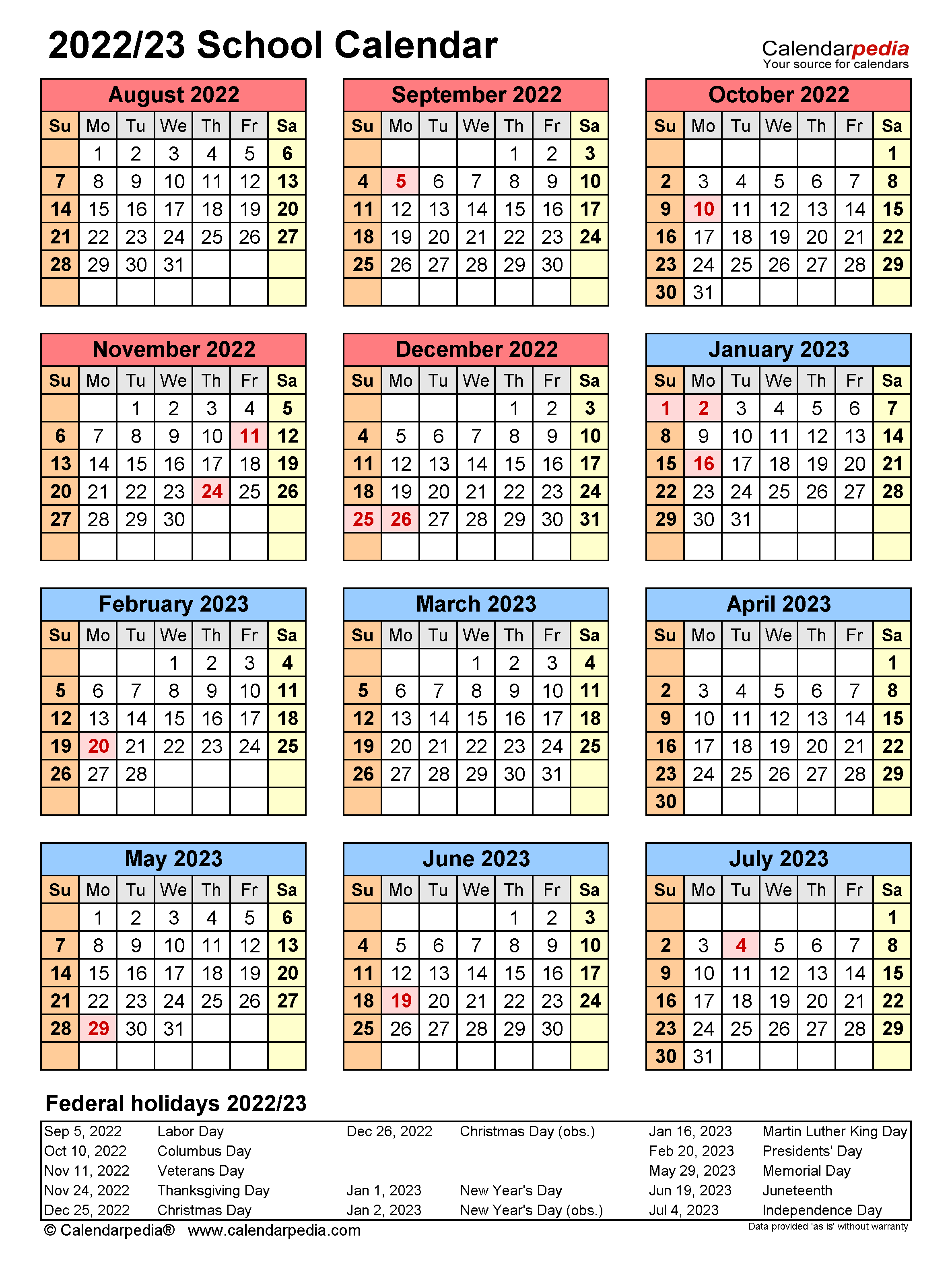 Bullitt County School Calendar 2022 2022 - Schoolcalendars.net