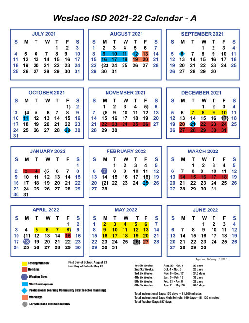 County Schools Calendar 2022 2024