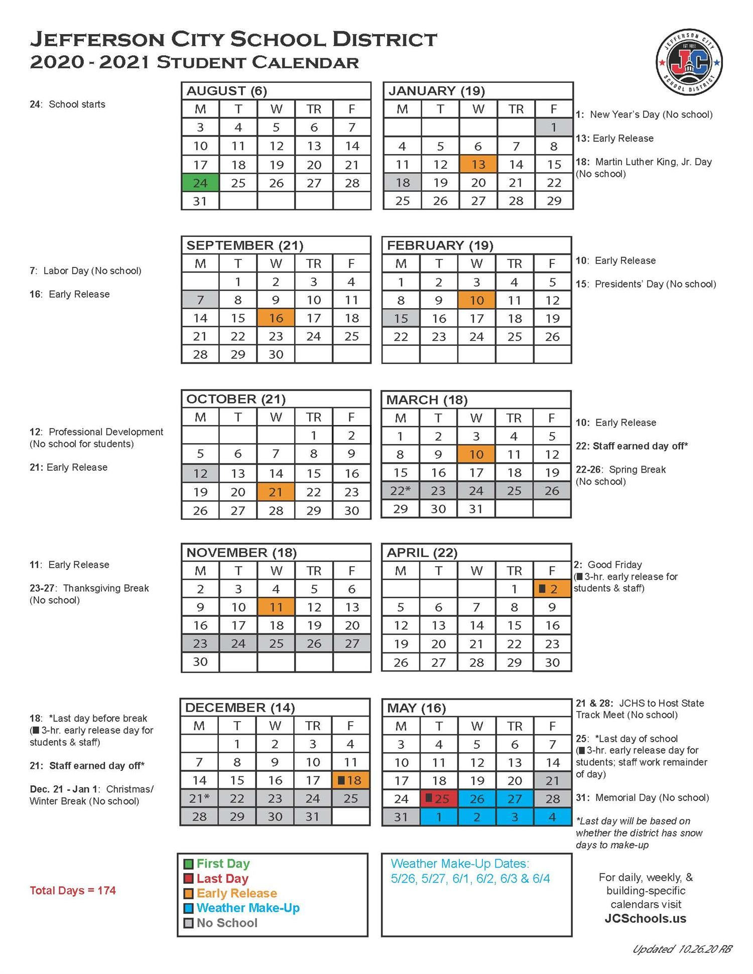 County Schools Calendar 2022 2024