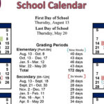 Lake Creek High School PTO Newly Adopted MISD 2020 2021 Calendar