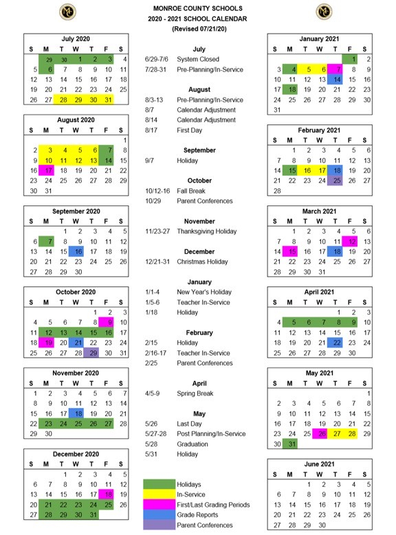 Monroe Area High School Calendar 2023