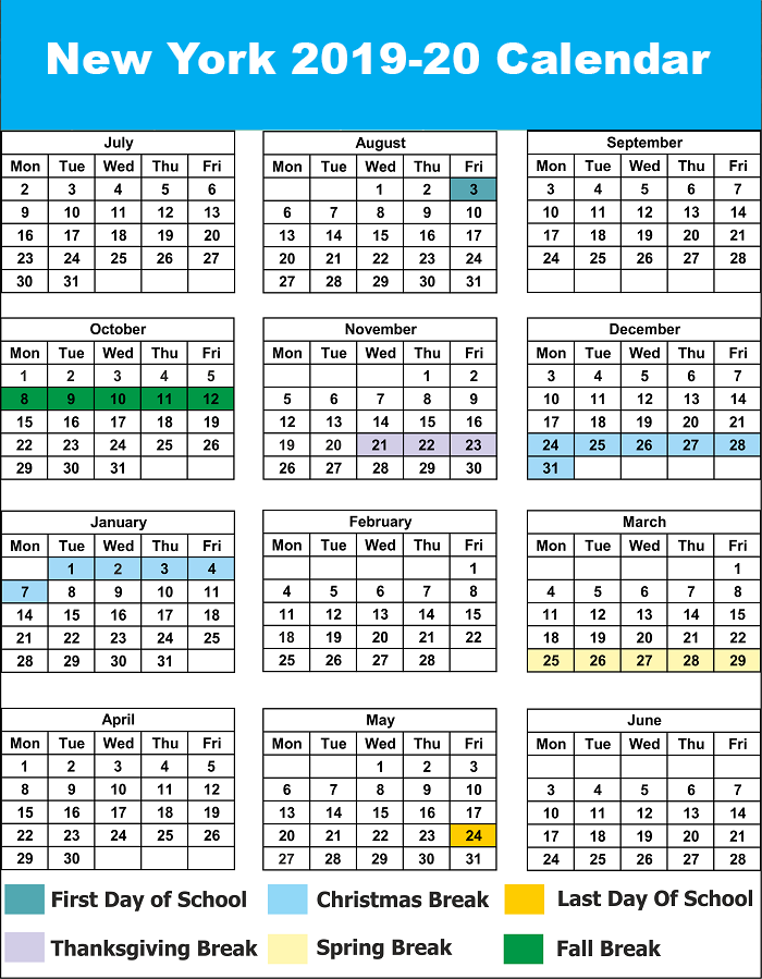 New York City Public School Calendar 2023 Schoolcalendars