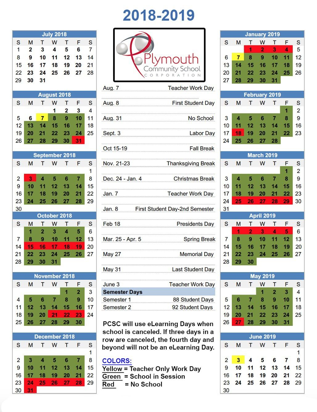 Plymouth Public Schools Calendar 2022 - Schoolcalendars.net