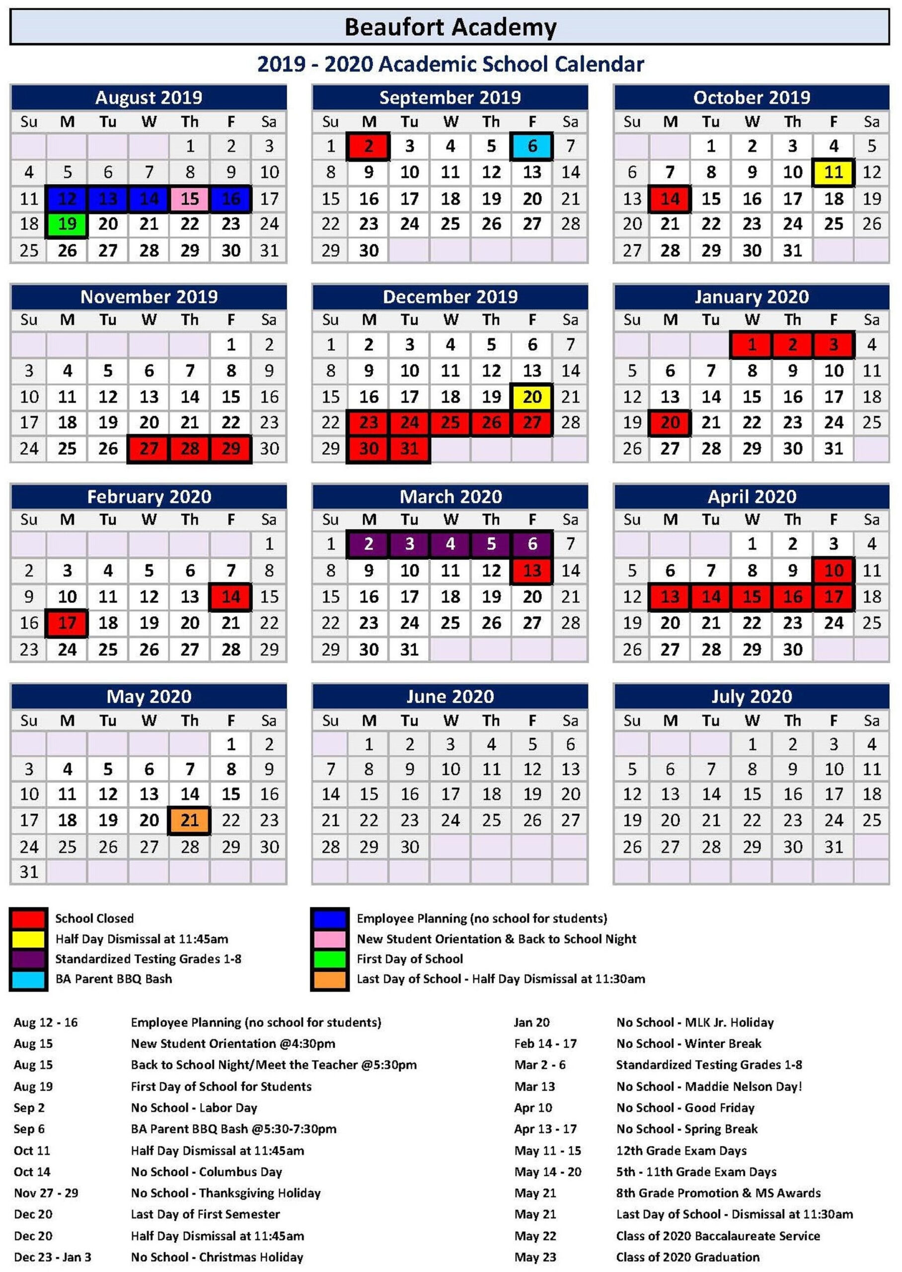 Beaufort County School Calendar 2022 2024 Schoolcalendars net