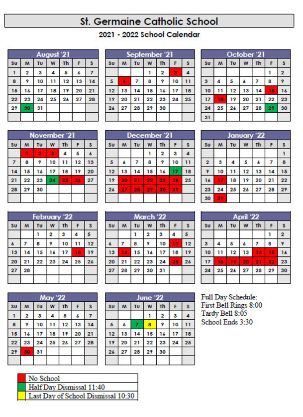 St Clair County Schools Calendar 2022 Schoolcalendars