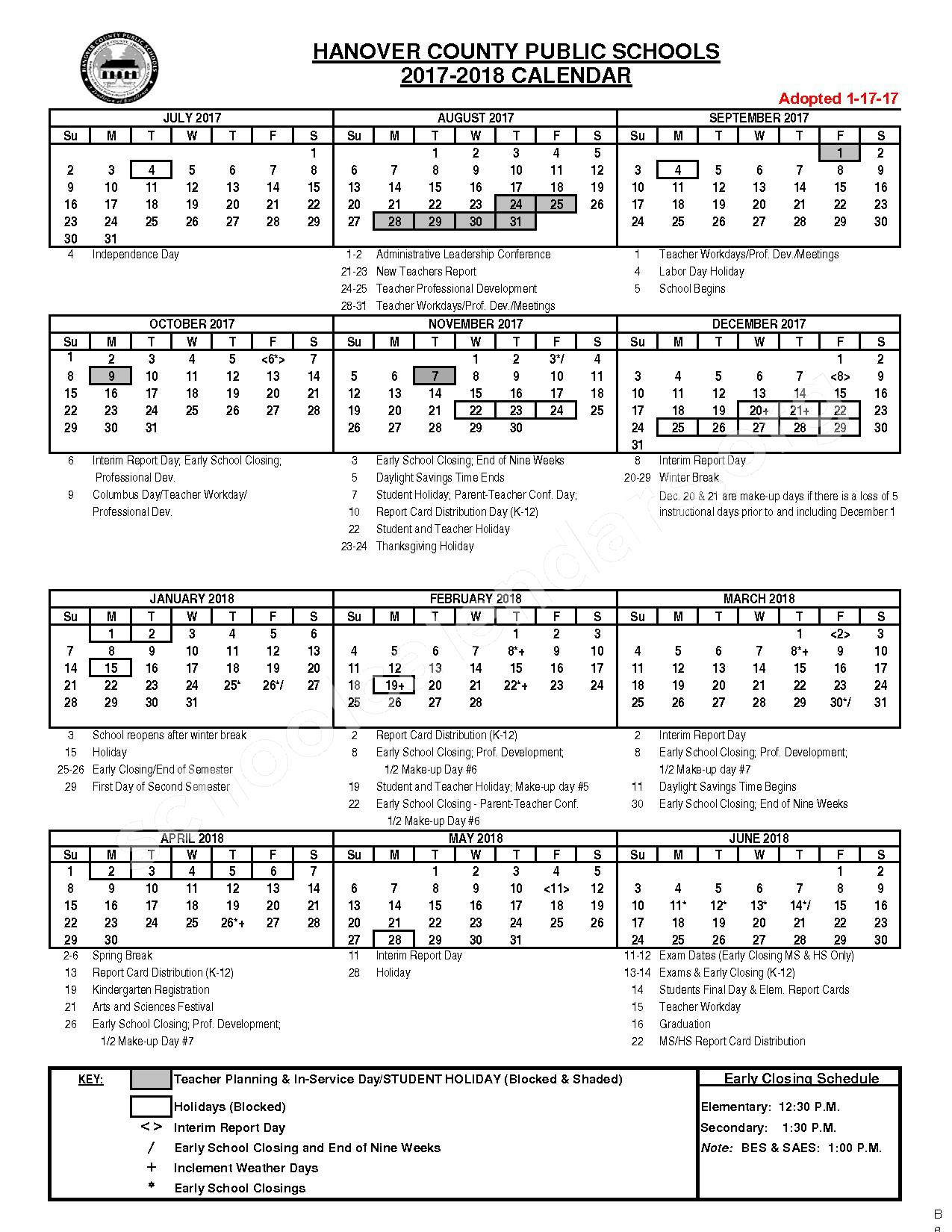 Hanover County Schools Calendar 2023 Schoolcalendars net