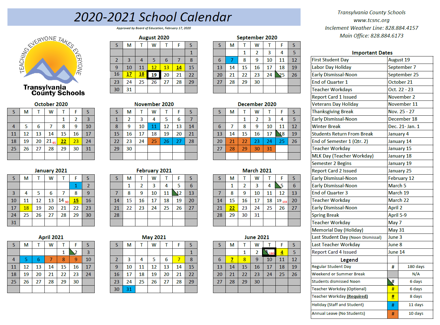 Brevard County School Calendar 202222 2022