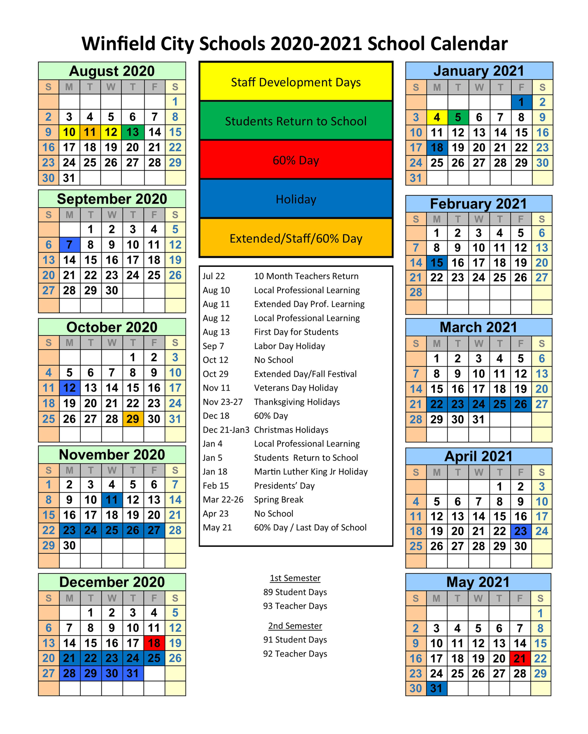 Beloit School District Calendar 2023