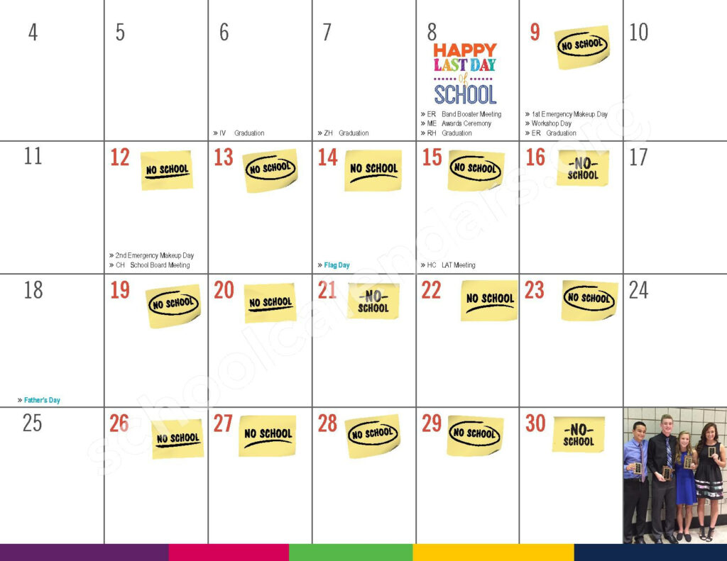 Elk River School District Calendar Printable Calendar 2020 2021