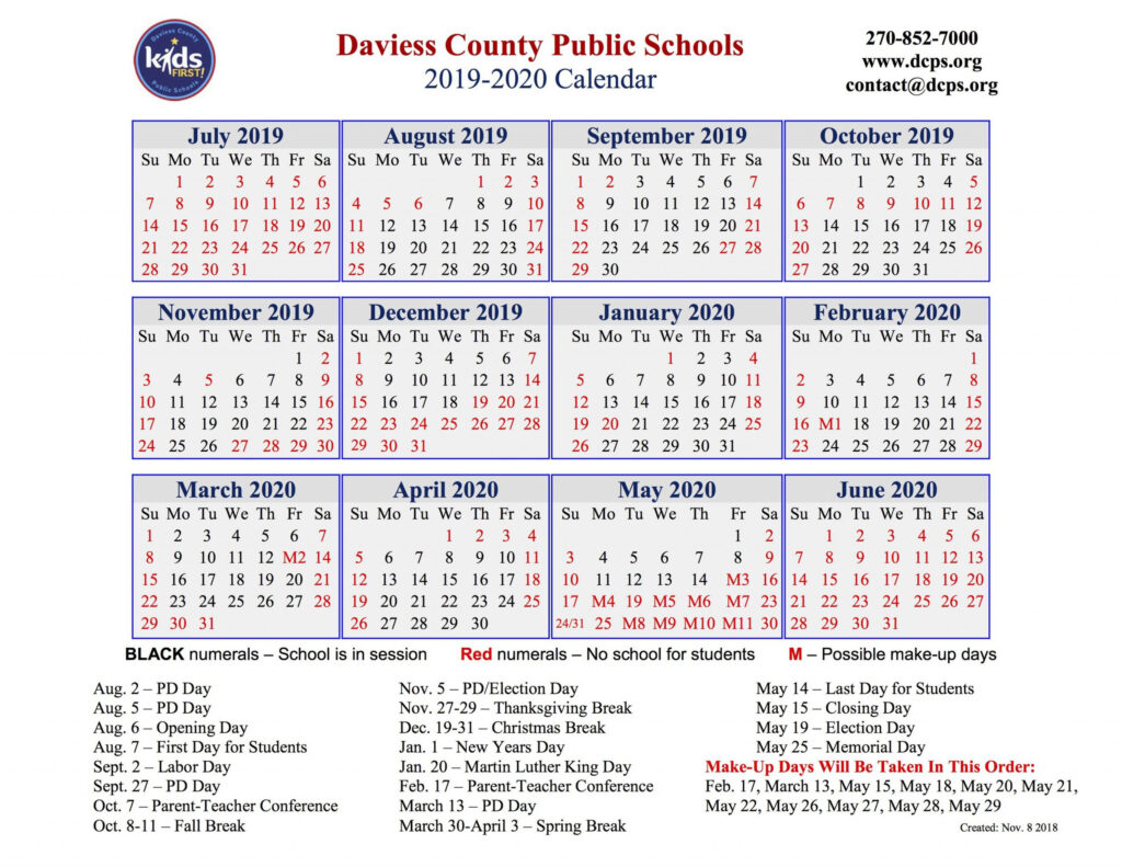 Get Calander 2020 We Does The School Close Calendar Printables Free Blank