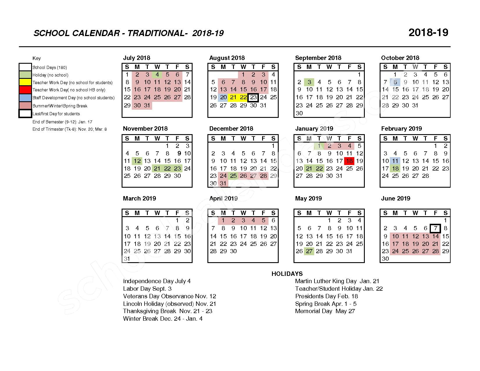 Irvine Elementary School Calendar 2023