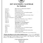 2017 2018 Student Calendar Loudoun County Public Schools Ashburn VA