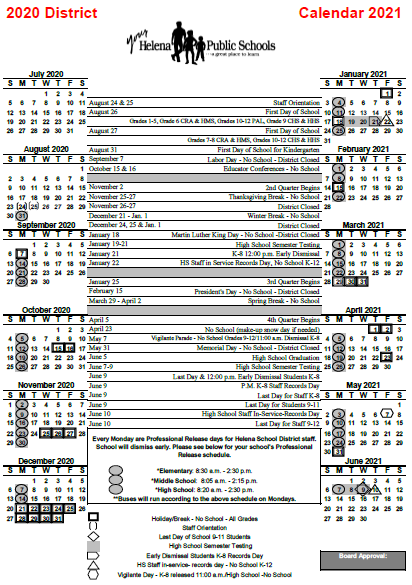 Helena Public Schools Calendar PublicCalendars