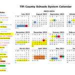 2023 2024 Calendar Approved By Board Of Education Tift County High School
