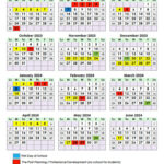 2023 2024 School Year Calendar Set