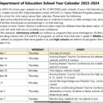 2023 24 DOE Calendar Excelsior Preparatory High School