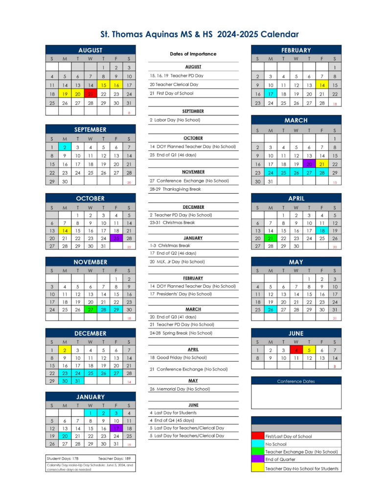 2024 2025 Academic Calendar 2024 2025 Academic Calendar