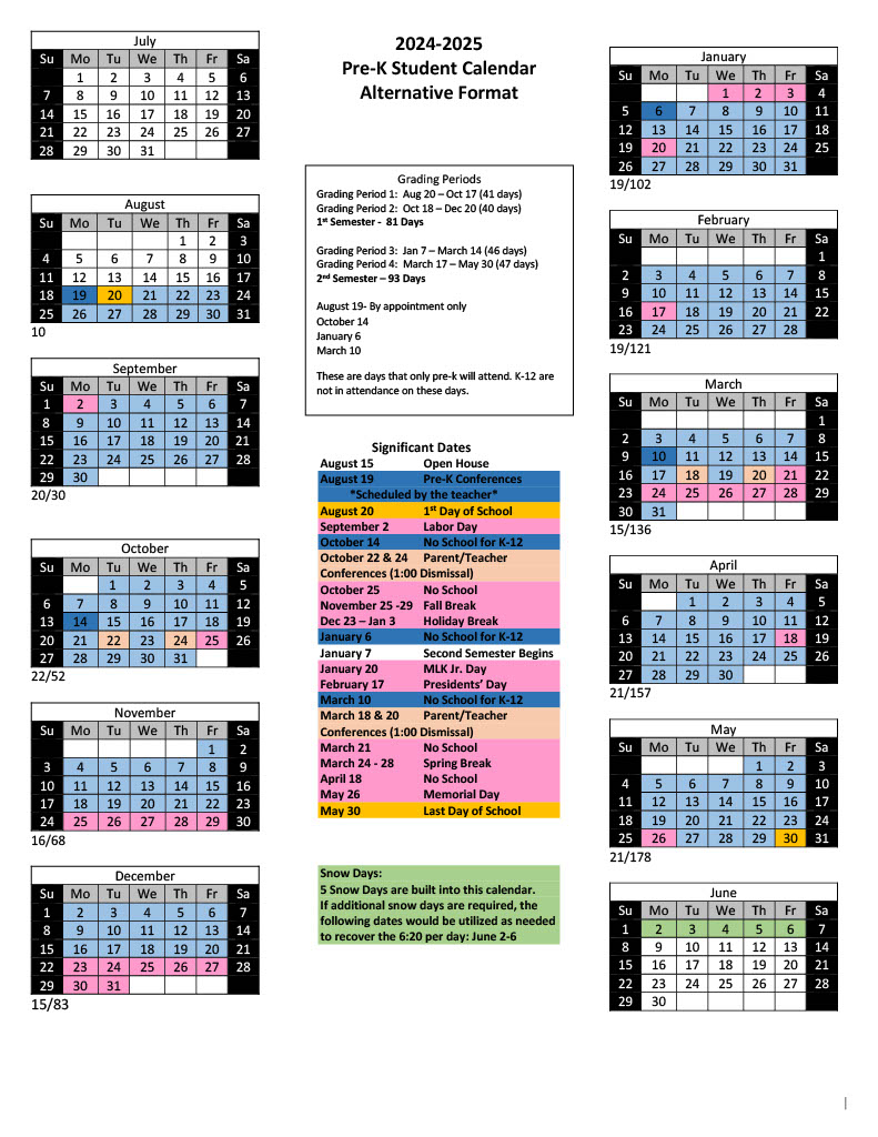 2024 2025 Back To School Schedule 2024 2025 Back To School Schedule