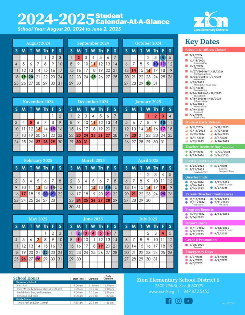 2024 2025 School Calendar News Details