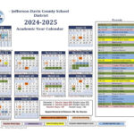 2024 2025 School Year Calendar For Jefferson Davis County School District New This Year We Have Virtual Learning Days The Following Days Are Listed Below August 14 2024 September 11 2024 October 30 2024 December 4 2024 February 5 2025
