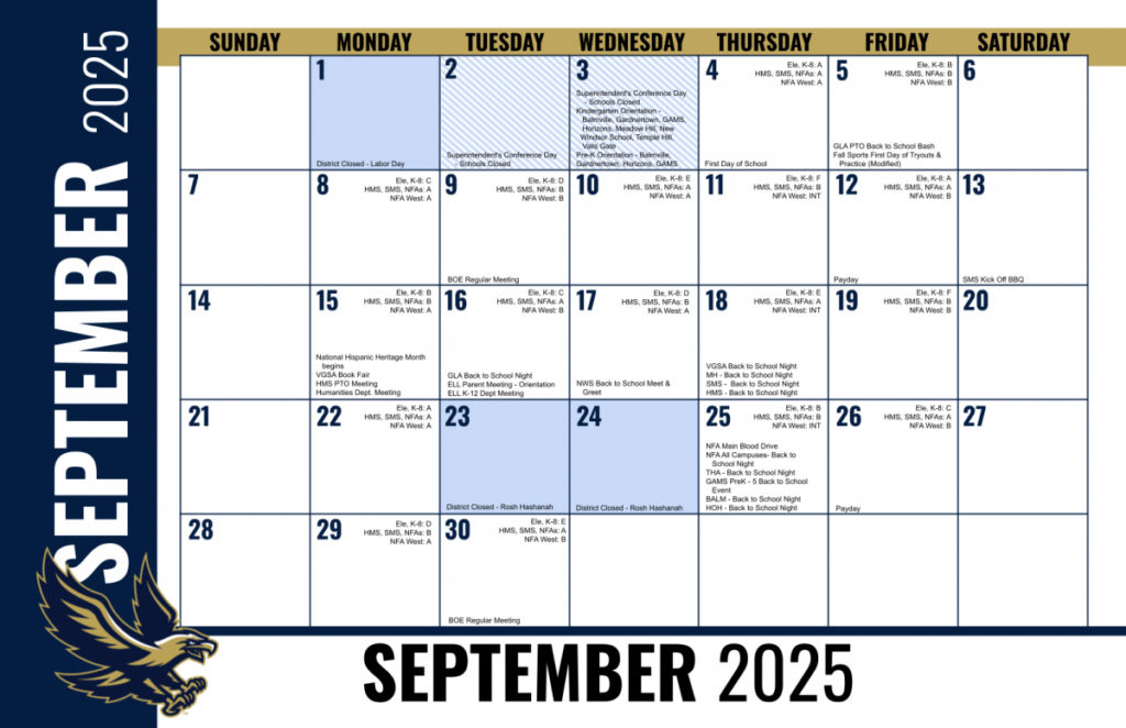 2025 2026 District Calendar Update Horizons On The Hudson Elementary School NECSD