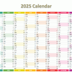 2025 Calendar