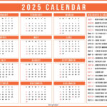 2025 Calendar With Holidays Free Printables In 28 Unique Styles World Of Printables