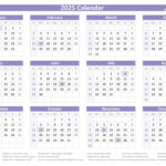 2025 Calendar With Holidays US Federal Holidays