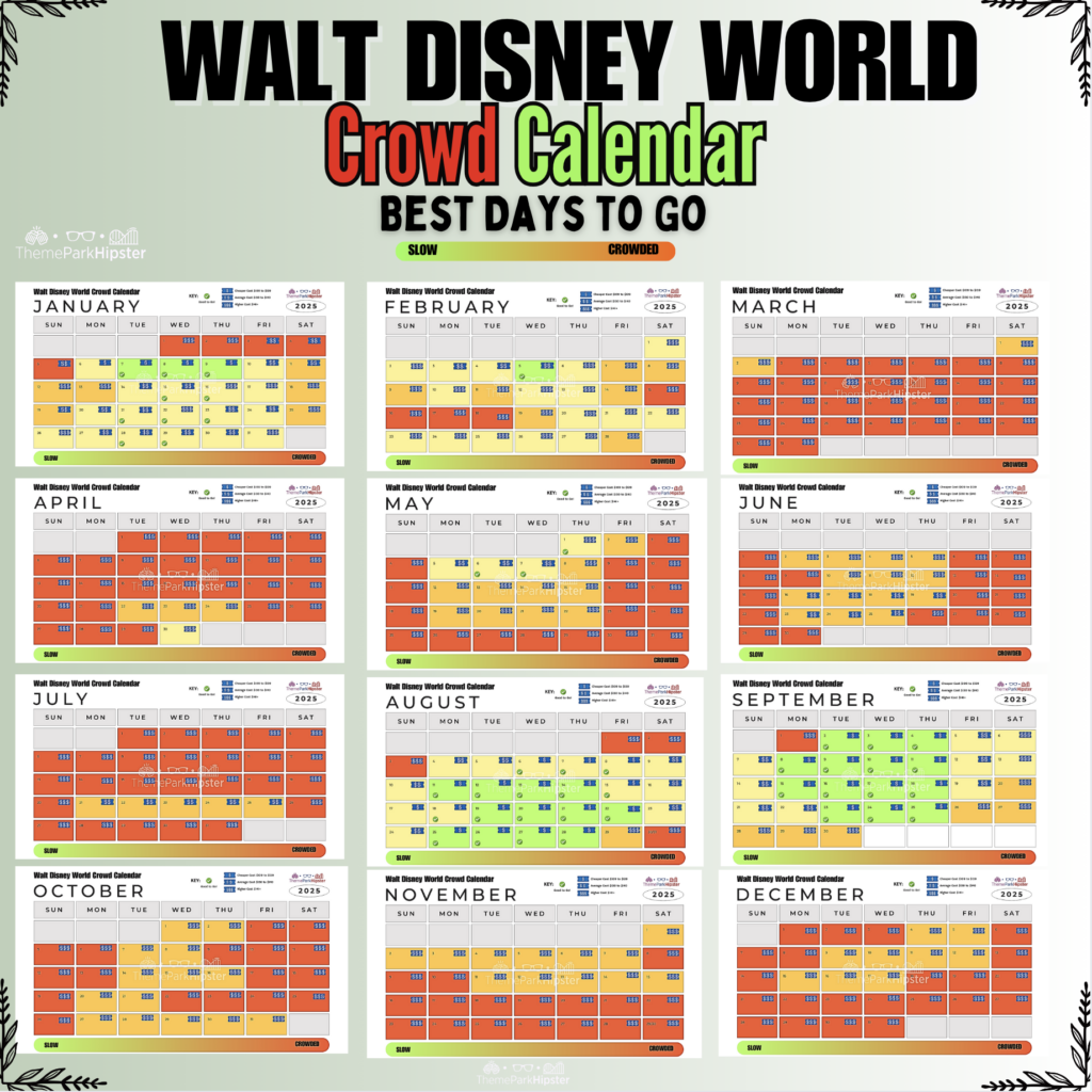 2025 EPCOT Crowd Calendar Your Best Days To Go This Year ThemeParkHipster