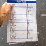 2025 French Calendar Hi res Stock Photography And Images Alamy