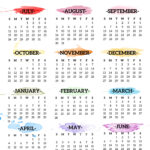 2026 2027 School Year Calendar Free Printable Paper Trail Design