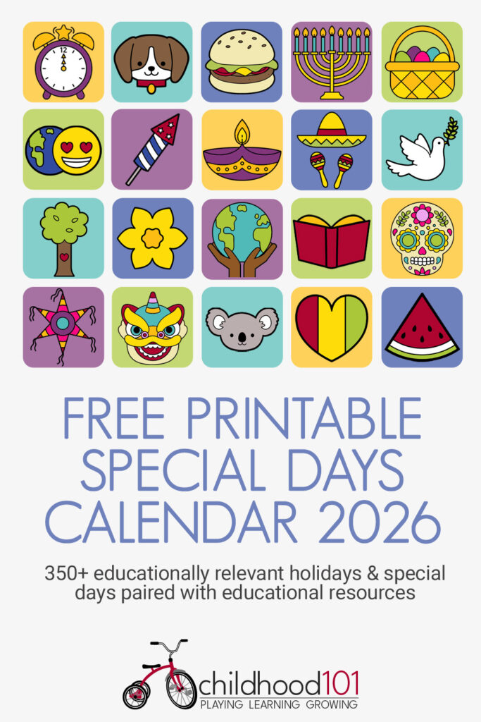 2026 Special Days Holidays Calendar With Classroom Activities