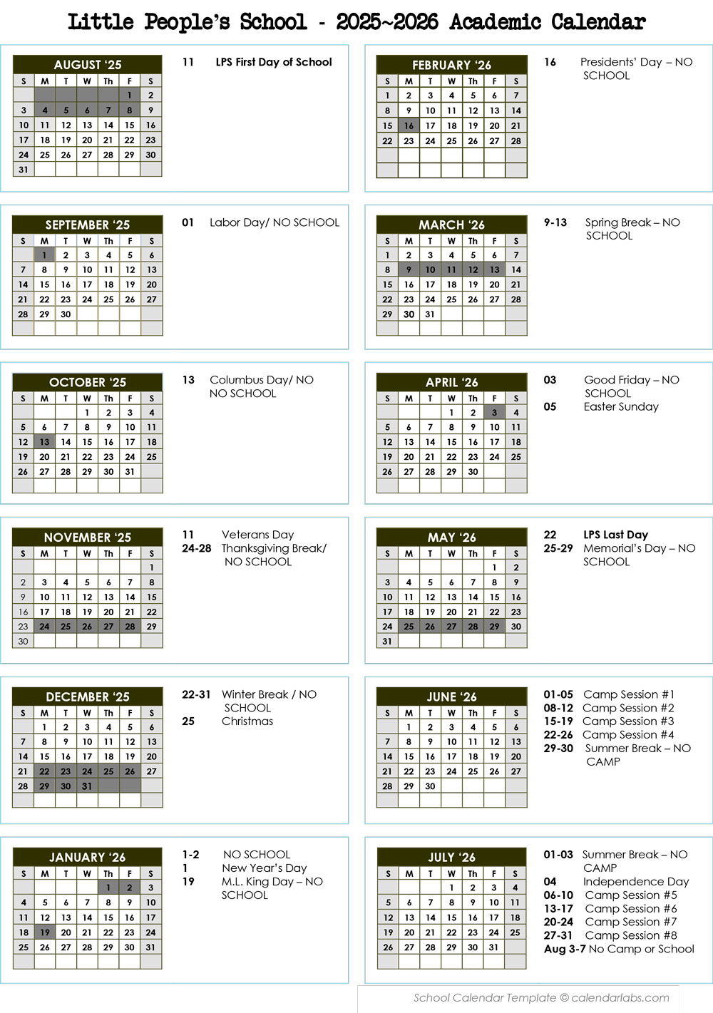 Academic Calendar 2025 Printable Calendar Development 2025 26 School Year Albemarle County School District 2025 School Calendar