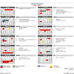 Academic Calendar Lee Scott Academy