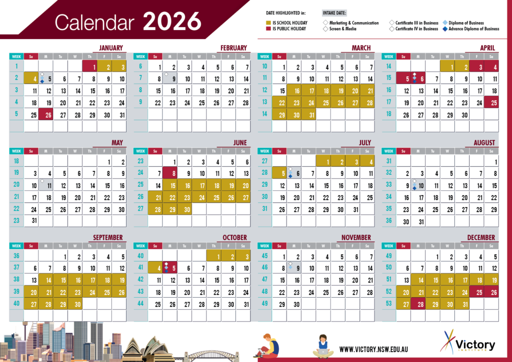 Academic Calendar Victory Institute