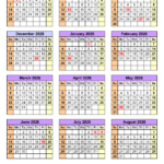 Academic Calendars 2025 2026 Free Printable PDF Templates