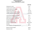 Anderson County Public Schools Ky Calendar 25 26 Revised PDF EduCounty