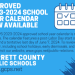 Approved Garrett County Public Schools 2023 2024 School Calendar Deep Creek Times
