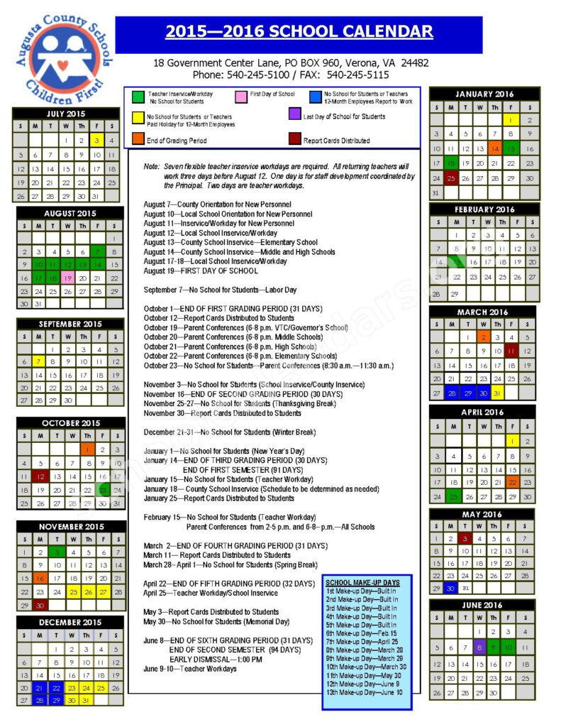 Augusta Community Calendar Printable Augusta Community Calendar Printable