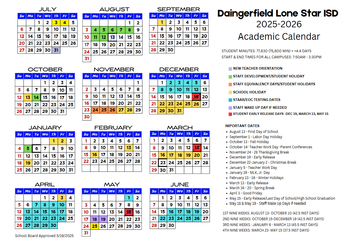 Back To School Hub Daingerfield Lone Star ISD