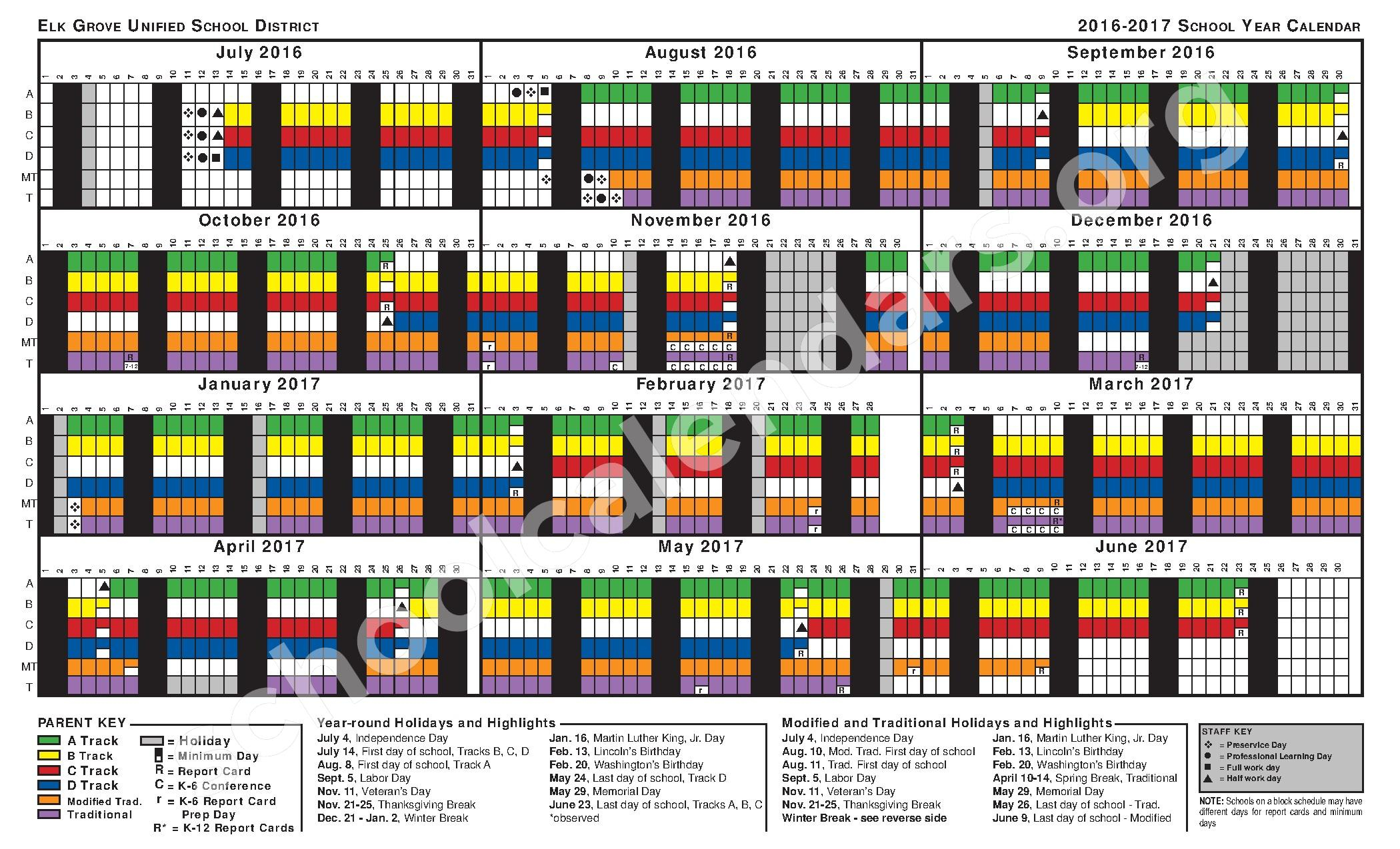 Barbara Comstock Morse Elementary School Calendars Sacramento CA