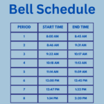 Bell Schedule Our School Academy For New Americans