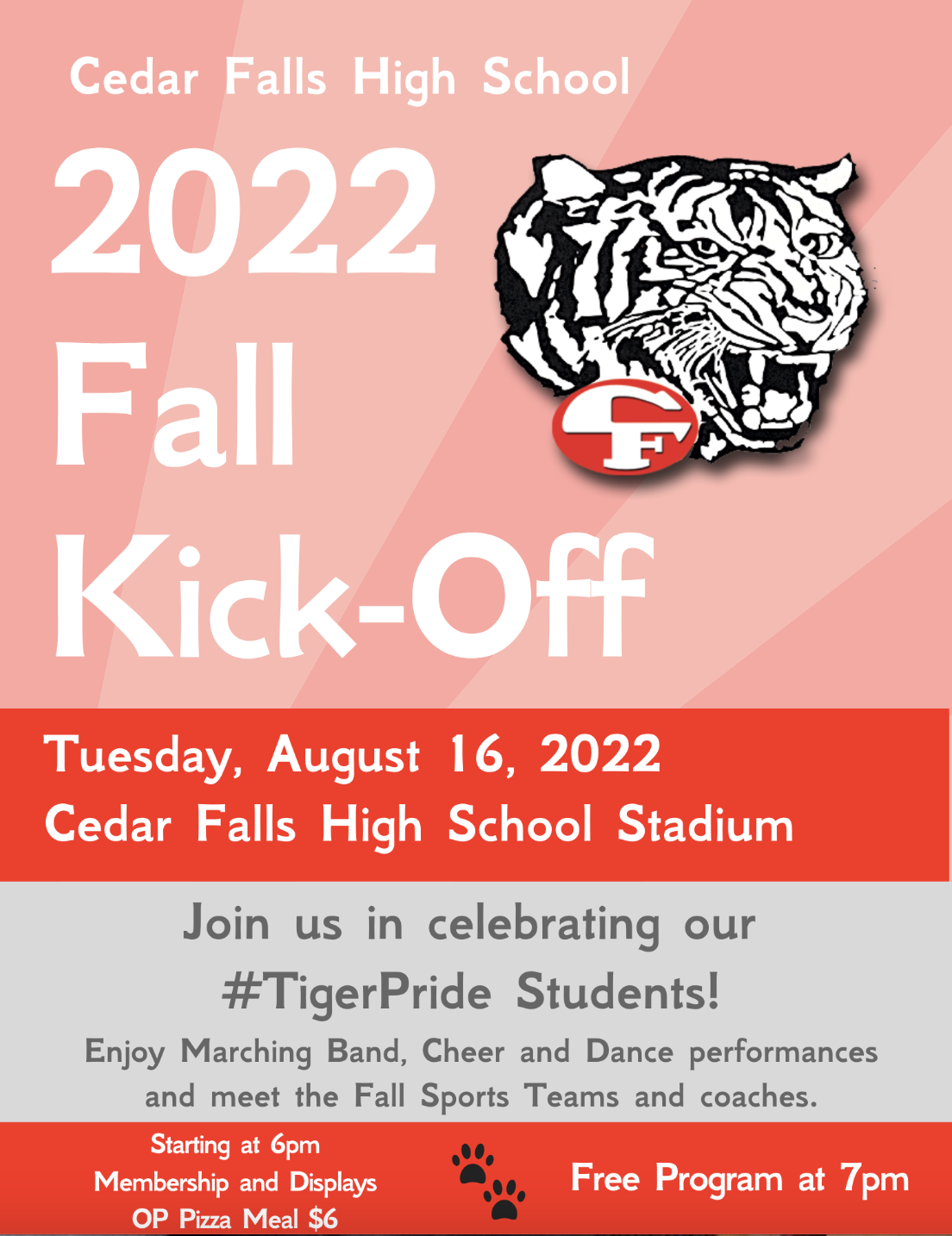 Bound Cedar Falls Tigers High School Athletics And Activities