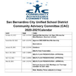 CAC 2020 2021 Calendar