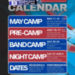Calendar Bartlett Band High School Band
